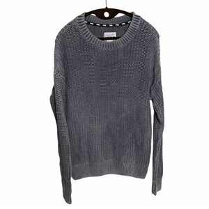 Forenza PINK Charcoal Knit Sweater